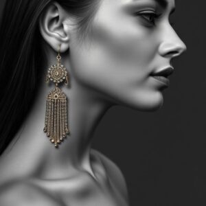 Gold Chandelier Earrings