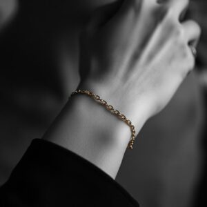 14K Gold Chain Bracelet