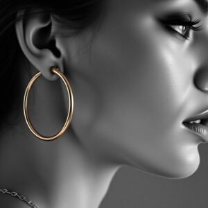 Elegant Gold Hoop Earrings